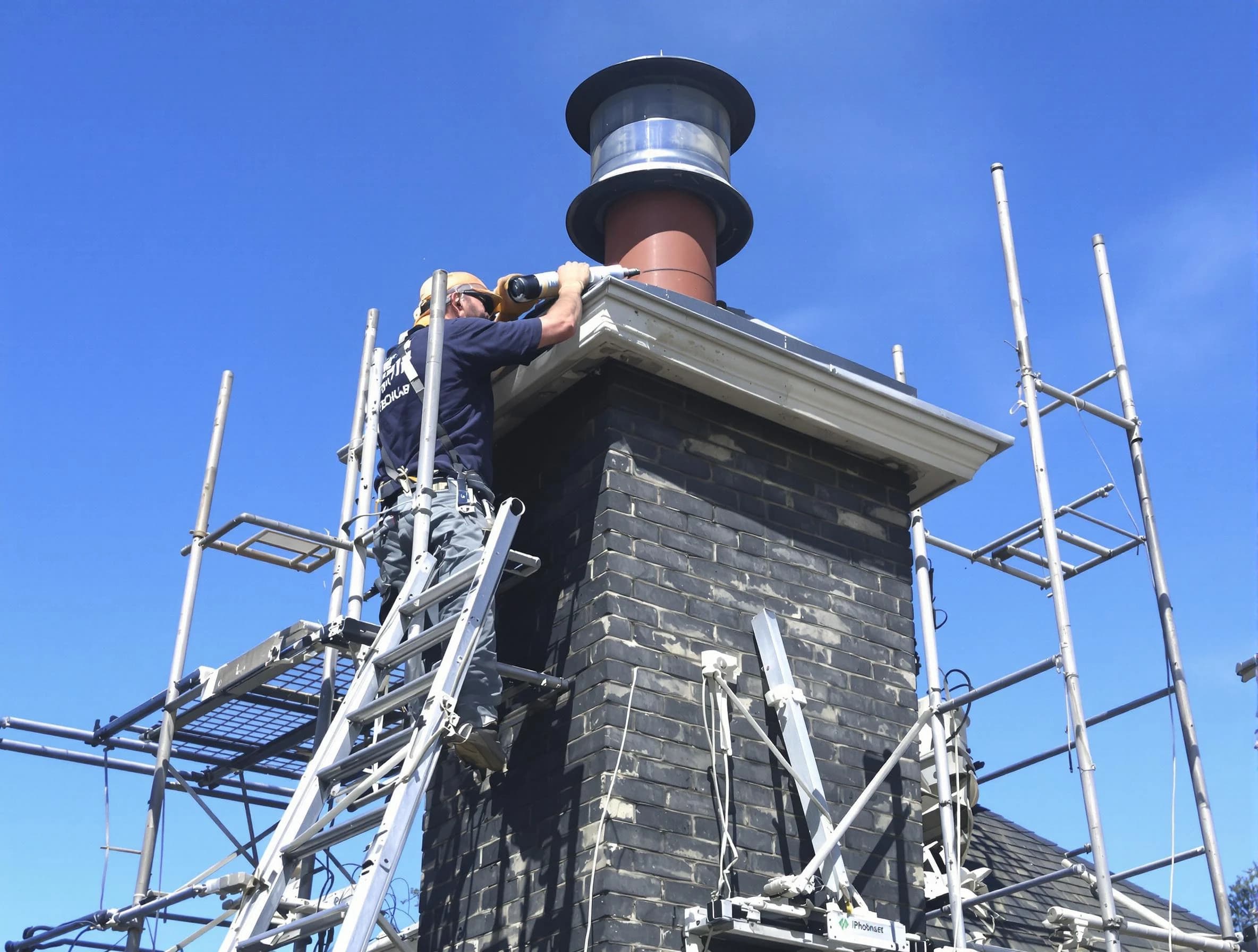 Sturdy chimney crown finished by Denver Chimney Sweep in Denver, CO