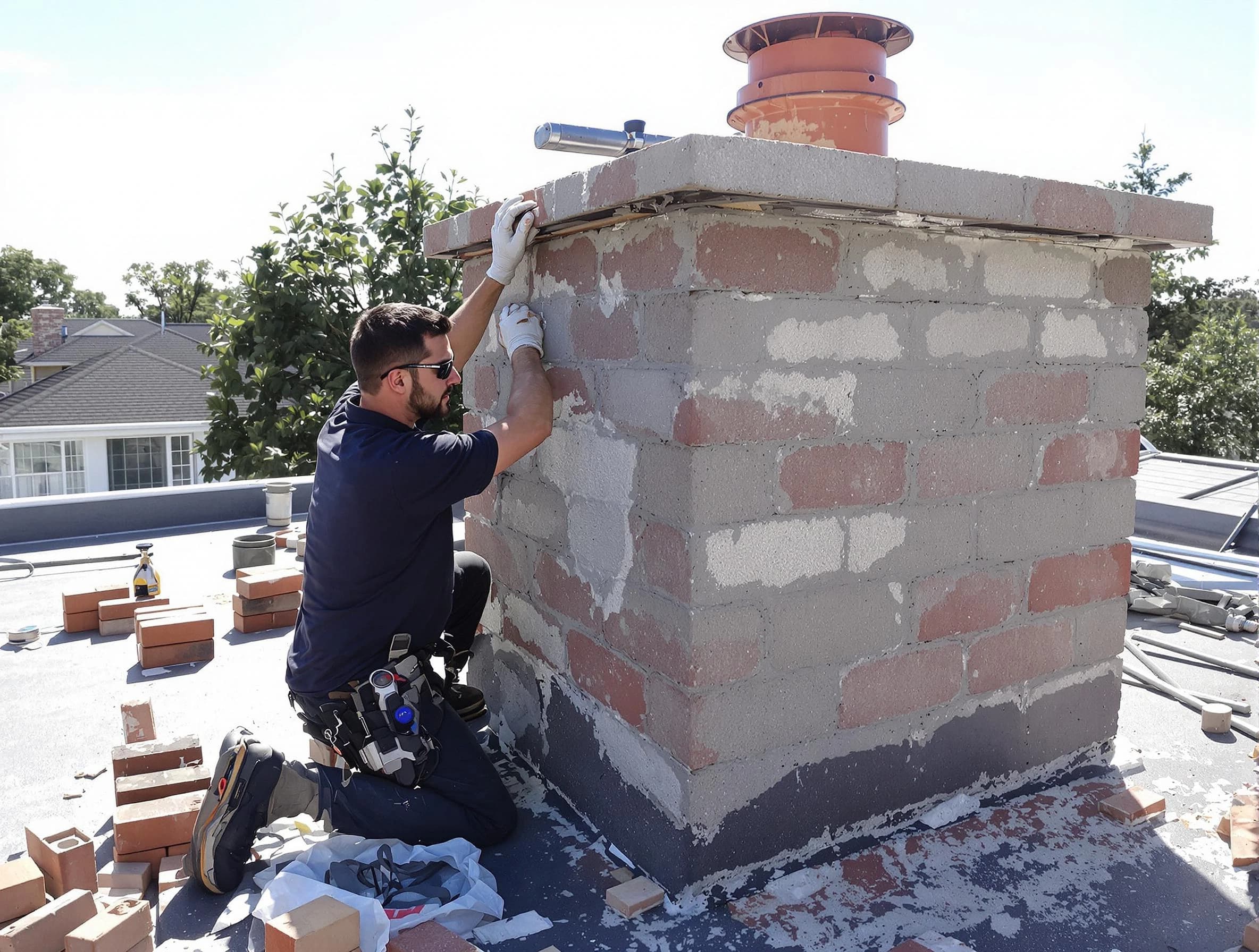 Advanced chimney repair process by Denver Chimney Sweep in Denver, CO