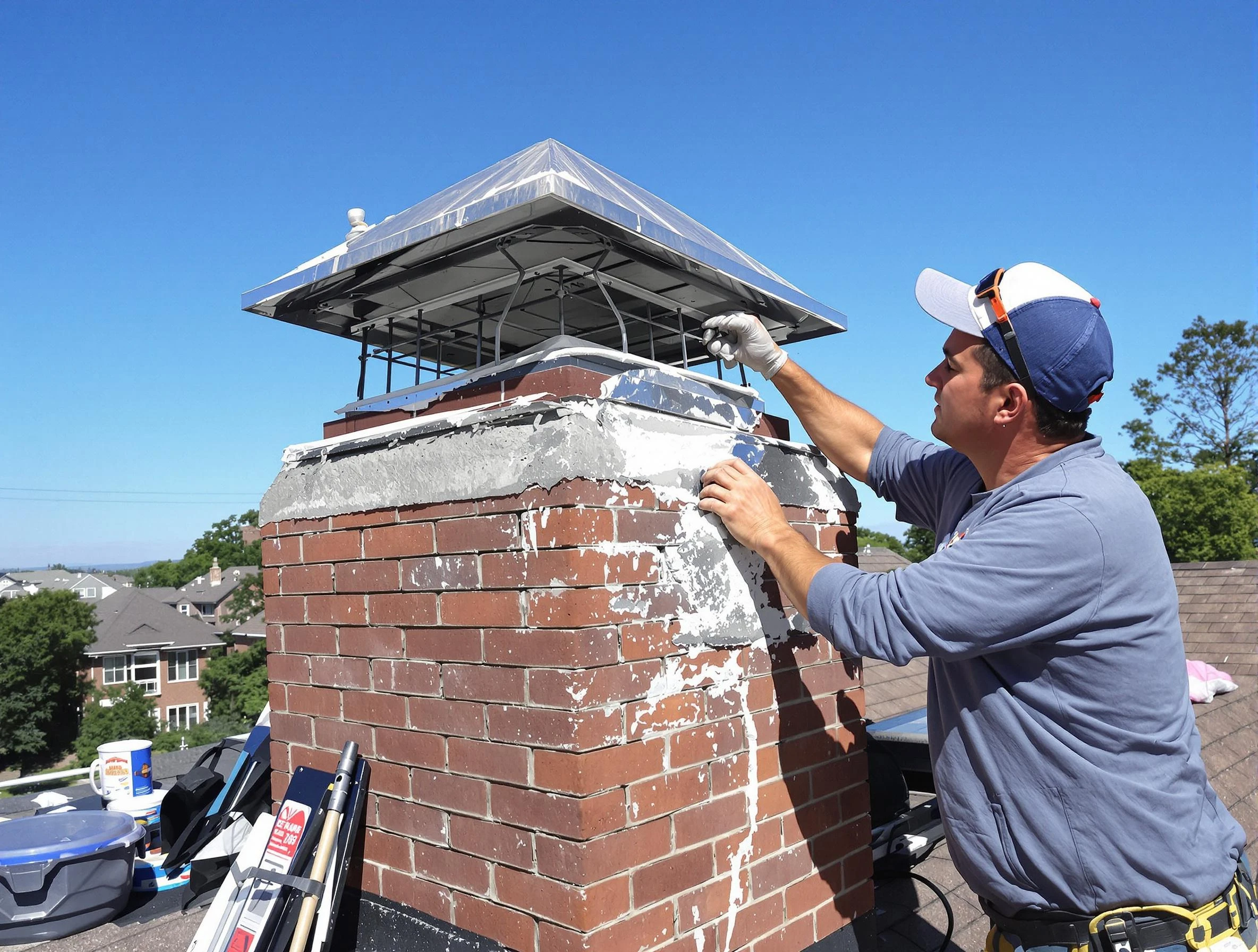 Chimney Crown Services service in Denver, CO