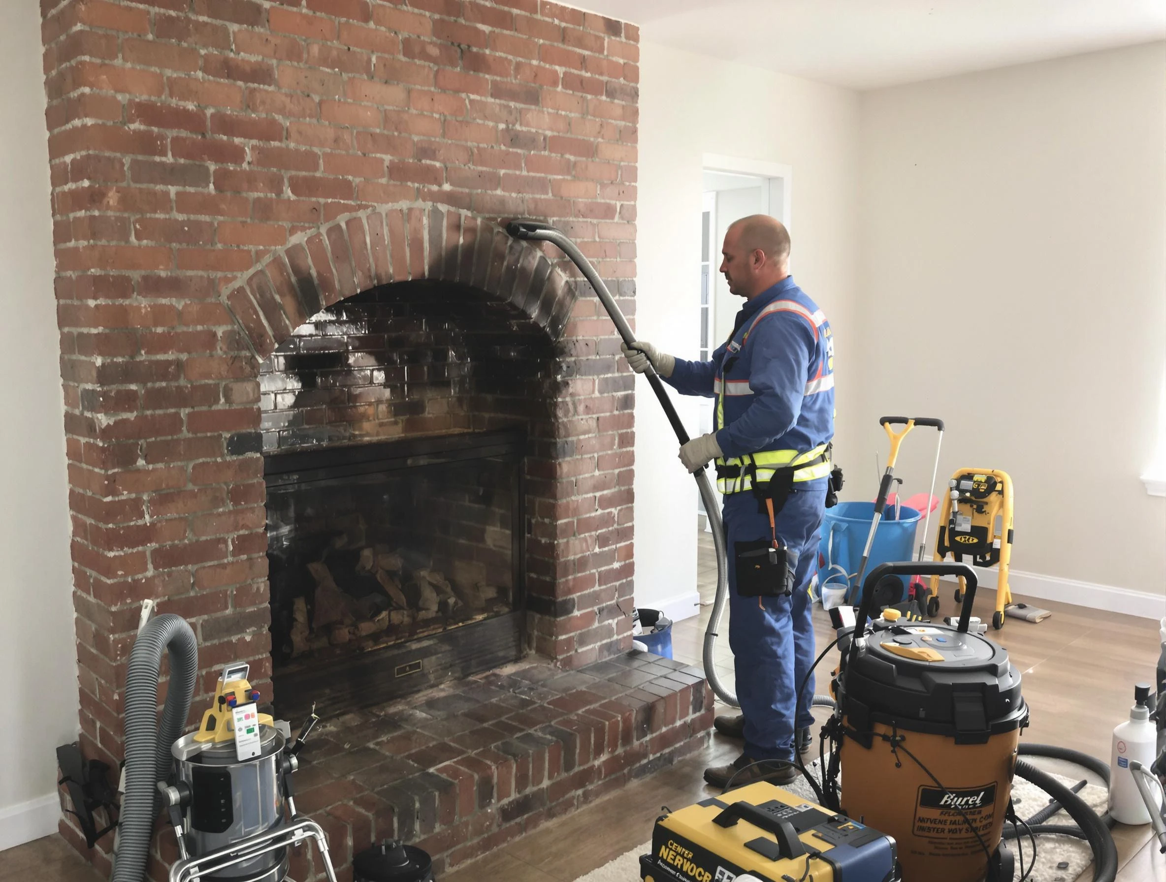 Denver Chimney Sweep expert performing detailed chimney sweep in Denver, CO